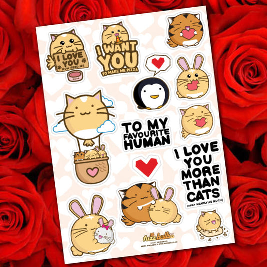 Valentine's Sticker Sheet