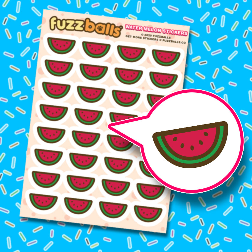 Water melon Sticker Sheet