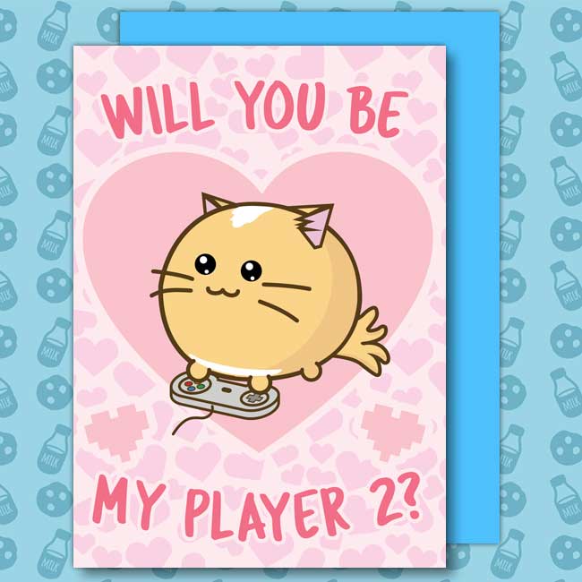Will you be my player 2? Card