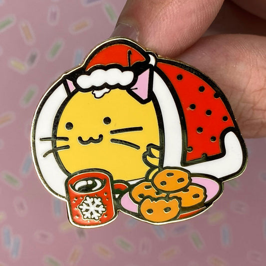 Winter whisky Christmas Enamel Pin