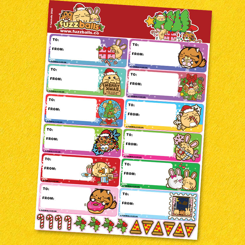 Free Present Labels Printable: Easy Holiday Gift Tags - Printables for ...