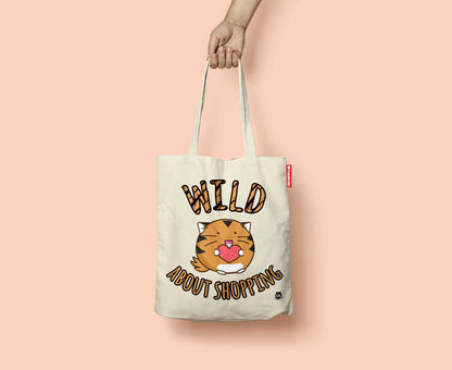 Wild About Shopping Tote Bag